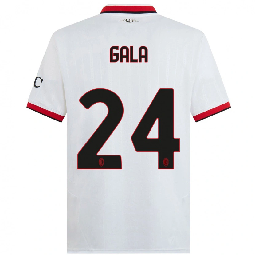Danxen Dětské Antonio Gala #24 Bílá Černá Červená Daleko Hráčské Dresy 2024/25 Dres
