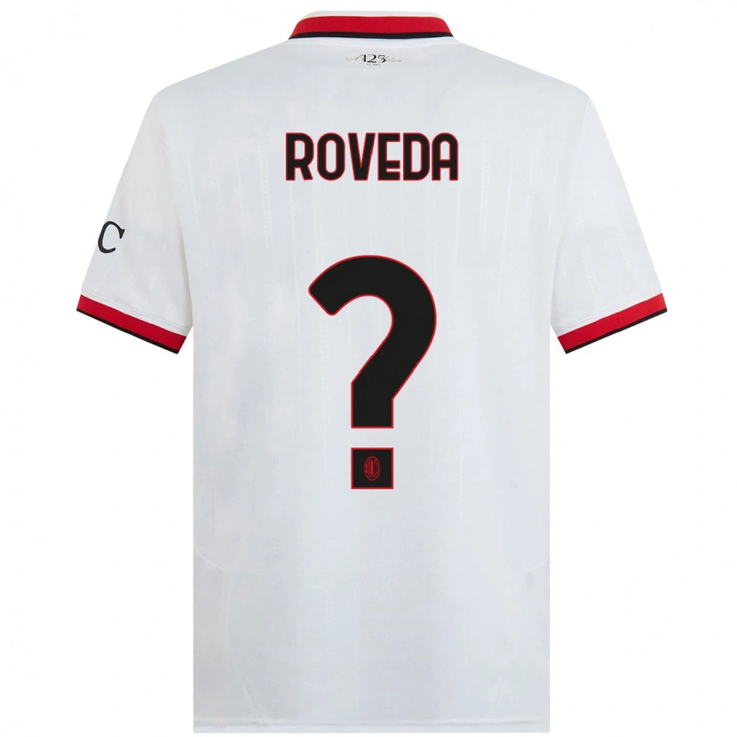 Danxen Dětské Samuele Roveda #0 Bílá Černá Červená Daleko Hráčské Dresy 2024/25 Dres