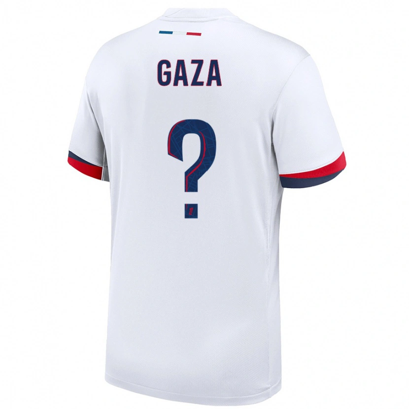 Danxen Dětské Johnny Gaza #0 Bílá Modrá Červená Daleko Hráčské Dresy 2024/25 Dres