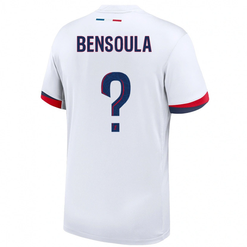Danxen Dětské Kamil Bensoula #0 Bílá Modrá Červená Daleko Hráčské Dresy 2024/25 Dres