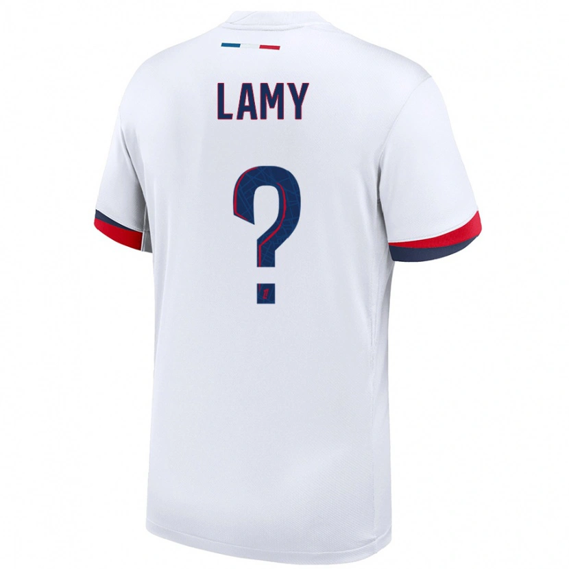 Danxen Dětské Hugo Lamy #0 Bílá Modrá Červená Daleko Hráčské Dresy 2024/25 Dres