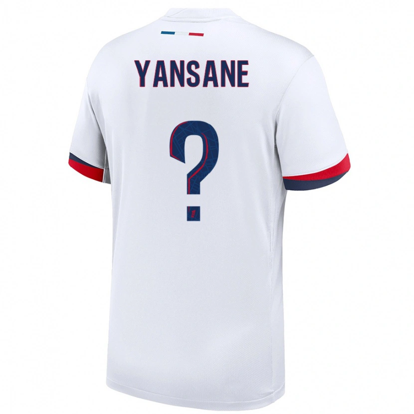 Danxen Dětské Sekou Yansane #0 Bílá Modrá Červená Daleko Hráčské Dresy 2024/25 Dres