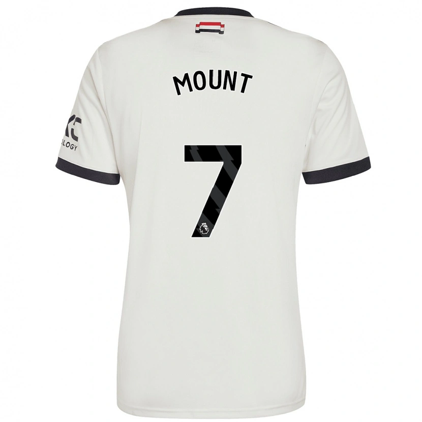Danxen Dětské Mason Mount #7 Off White Třetí Hráčské Dresy 2024/25 Dres