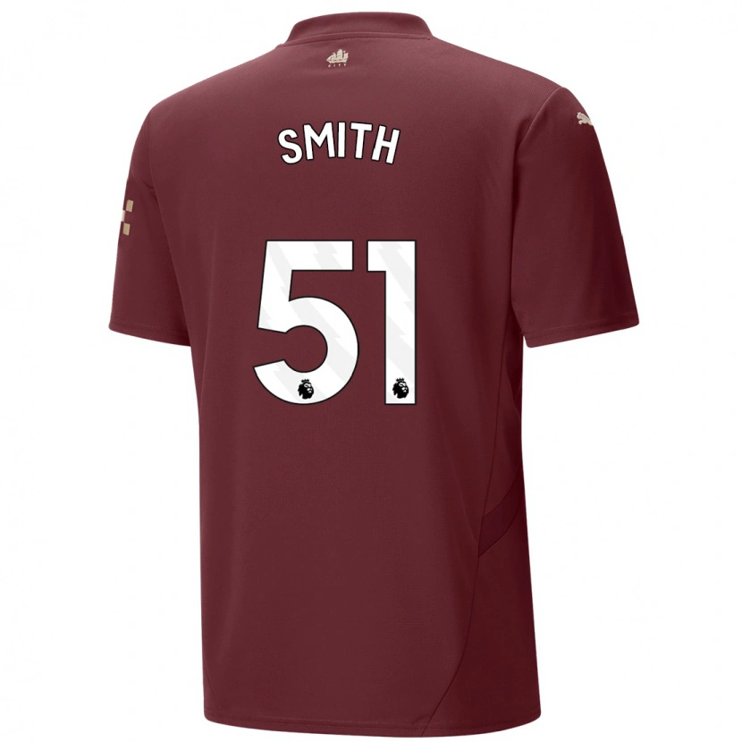Danxen Dětské Isaac Smith #51 Kaštanové Třetí Hráčské Dresy 2024/25 Dres