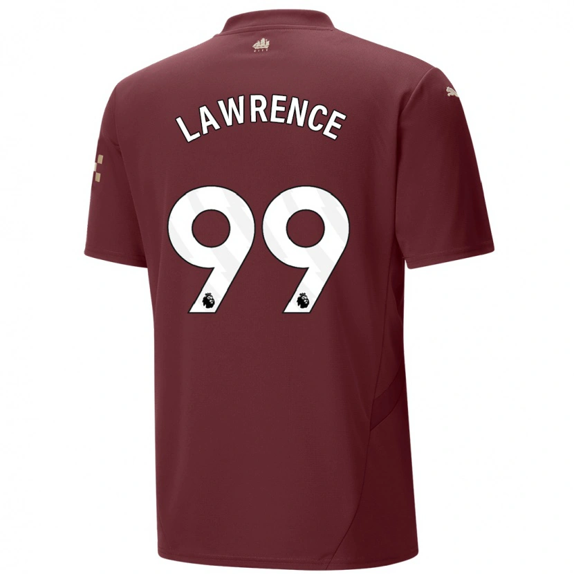 Danxen Dětské Emilio Lawrence #99 Kaštanové Třetí Hráčské Dresy 2024/25 Dres