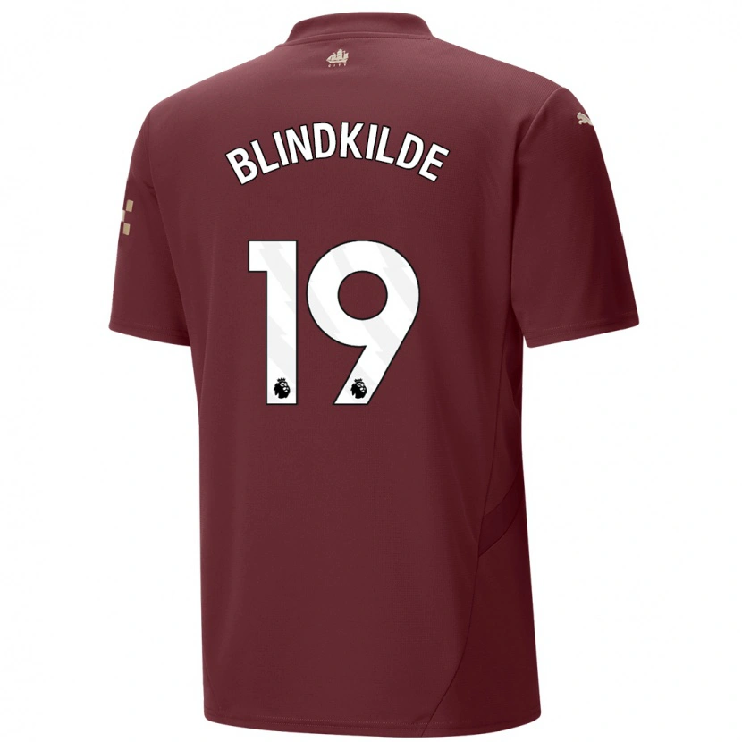 Danxen Dětské Laura Blindkilde Brown #19 Kaštanové Třetí Hráčské Dresy 2024/25 Dres