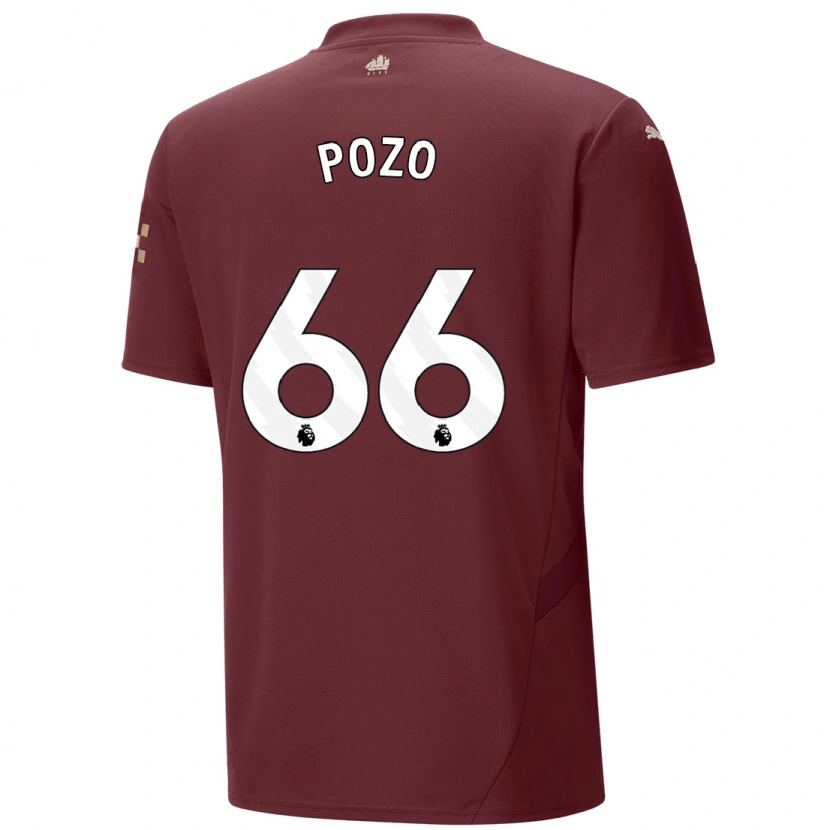 Danxen Dětské Iker Pozo #66 Kaštanové Třetí Hráčské Dresy 2024/25 Dres