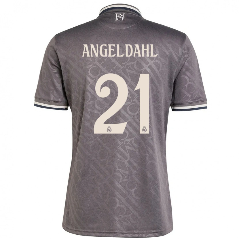 Danxen Dětské Filippa Angeldahl #21 Dřevěné Uhlí Třetí Hráčské Dresy 2024/25 Dres