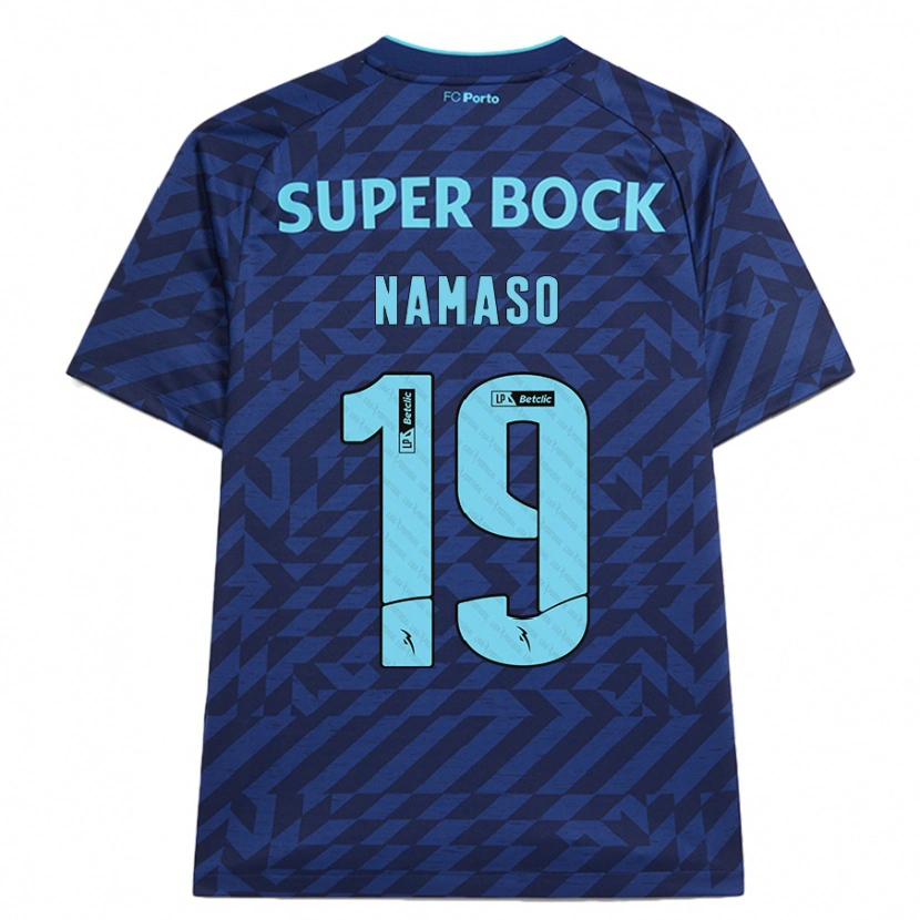 Danxen Dětské Danny Namaso #19 Námořnická Modř Třetí Hráčské Dresy 2024/25 Dres