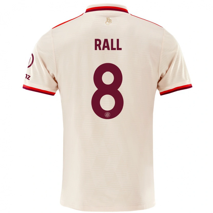 Danxen Dětské Maximiliane Rall #8 Prádlo Třetí Hráčské Dresy 2024/25 Dres