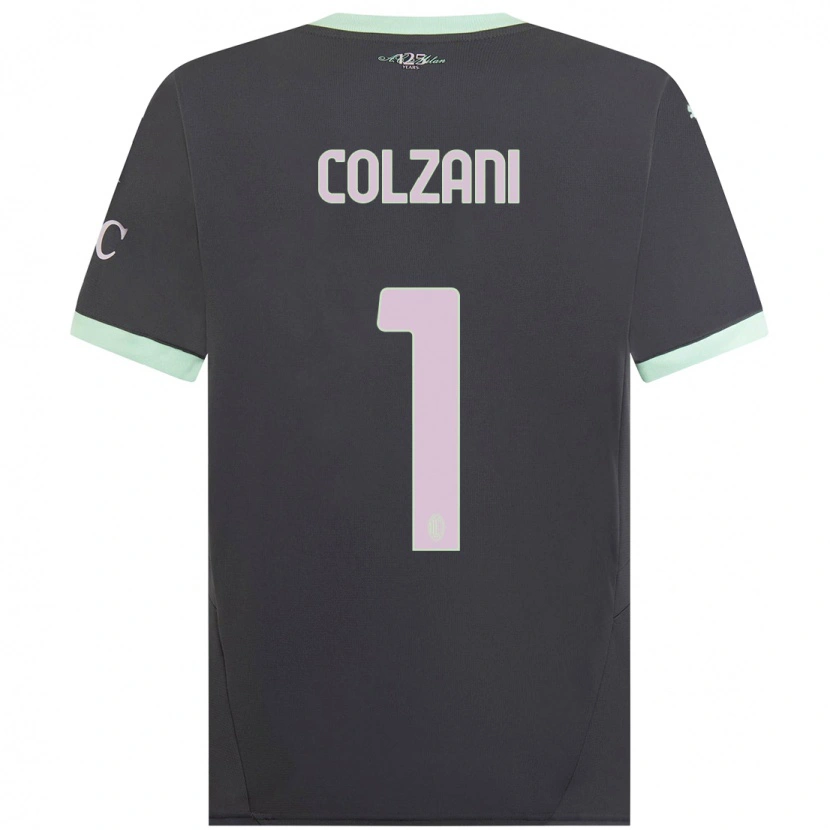 Danxen Dětské Edoardo Colzani #1 Šedá Třetí Hráčské Dresy 2024/25 Dres