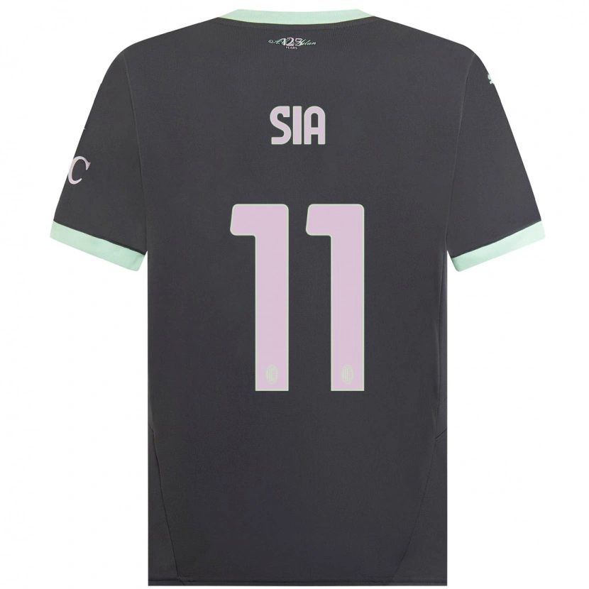 Danxen Dětské Diego Sia #11 Šedá Třetí Hráčské Dresy 2024/25 Dres