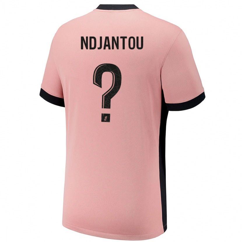 Danxen Dětské Quentin Ndjantou #0 Rezavě Růžová Třetí Hráčské Dresy 2024/25 Dres