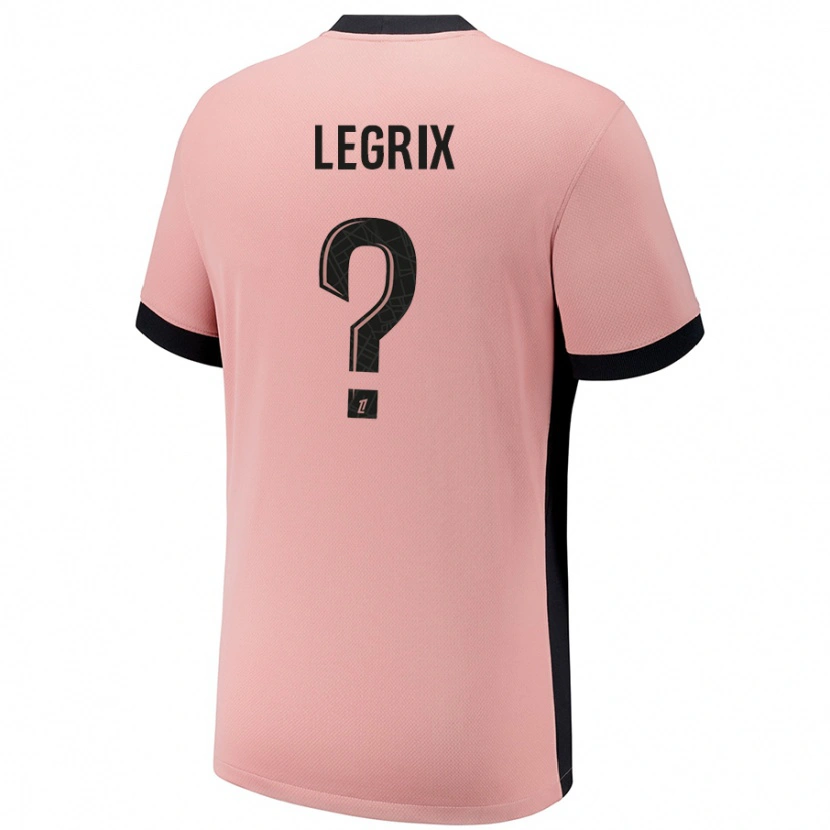 Danxen Dětské Enzo Legrix #0 Rezavě Růžová Třetí Hráčské Dresy 2024/25 Dres