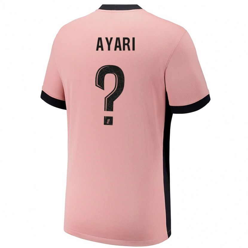 Danxen Dětské Adam Ayari #0 Rezavě Růžová Třetí Hráčské Dresy 2024/25 Dres