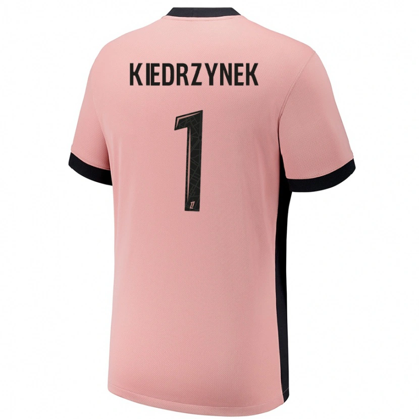 Danxen Dětské Katarzyna Kiedrzynek #1 Rezavě Růžová Třetí Hráčské Dresy 2024/25 Dres