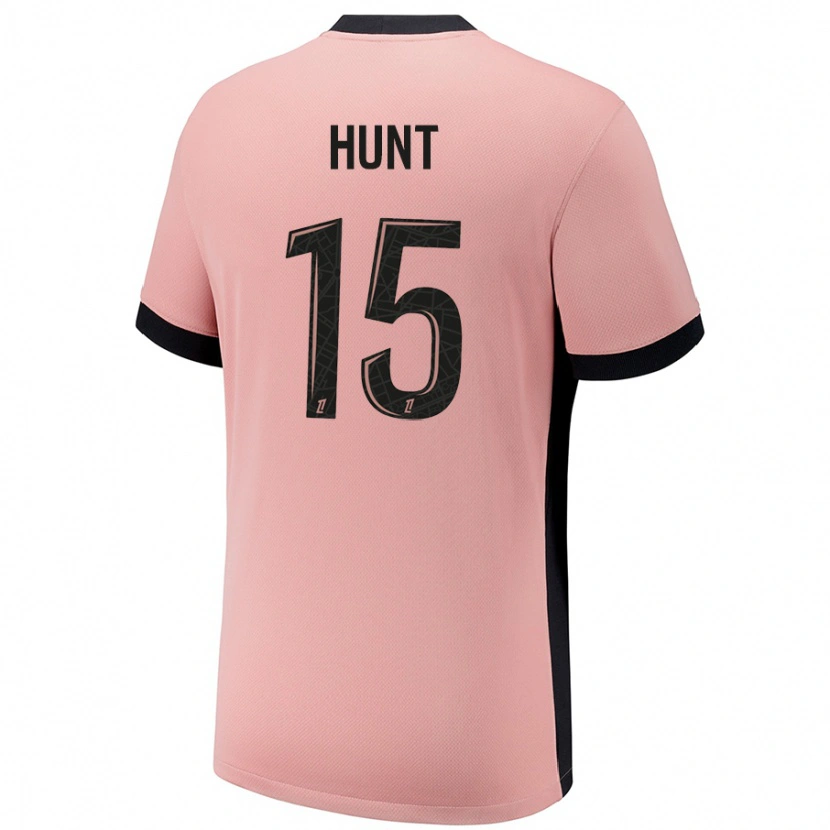 Danxen Dětské Clare Hunt #15 Rezavě Růžová Třetí Hráčské Dresy 2024/25 Dres