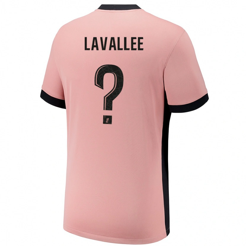 Danxen Dětské Lucas Lavallee #0 Rezavě Růžová Třetí Hráčské Dresy 2024/25 Dres
