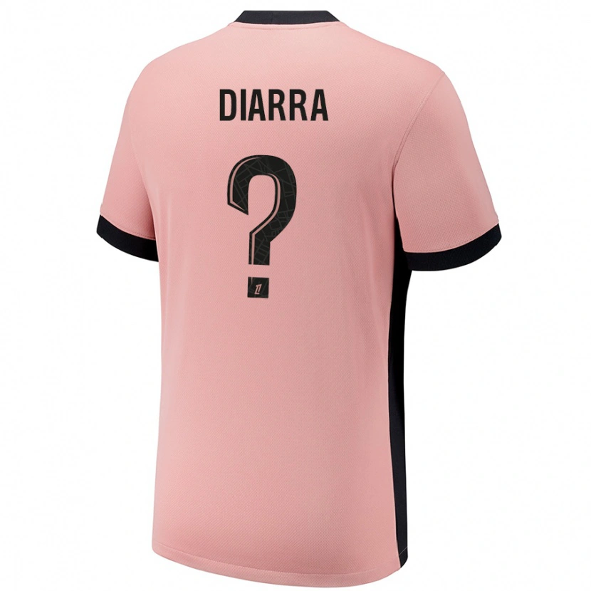Danxen Dětské Ibrahim Diarra #0 Rezavě Růžová Třetí Hráčské Dresy 2024/25 Dres