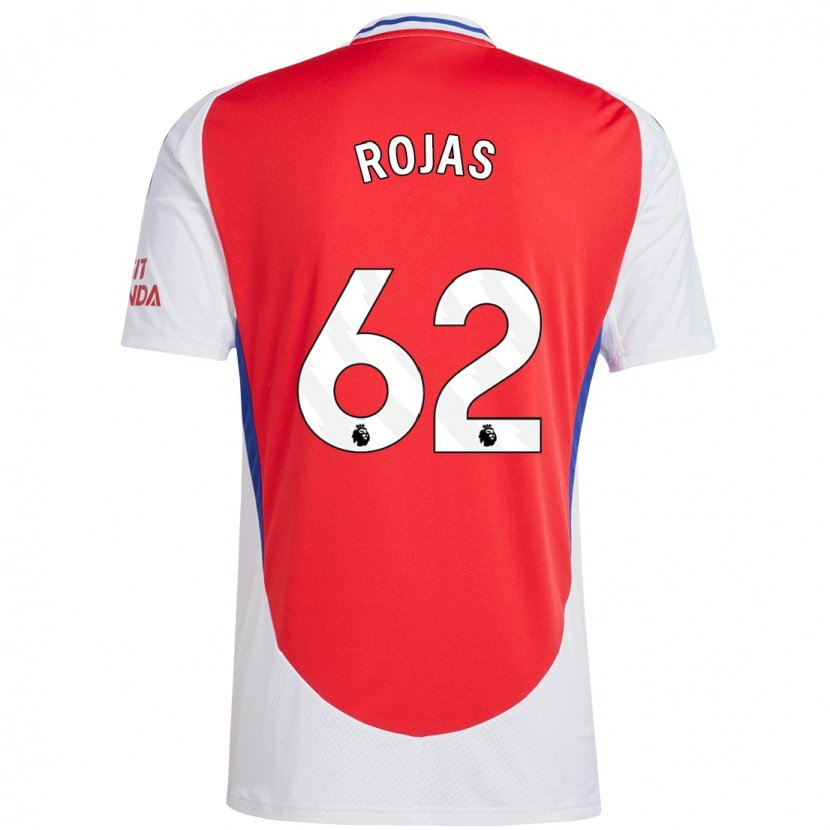 Danxen Pánské Alexei Rojas #62 Červená Bílá Domů Hráčské Dresy 2024/25 Dres