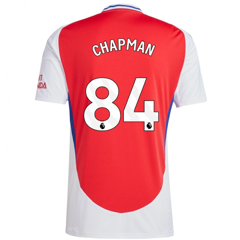 Danxen Pánské Samuel Chapman #84 Červená Bílá Domů Hráčské Dresy 2024/25 Dres