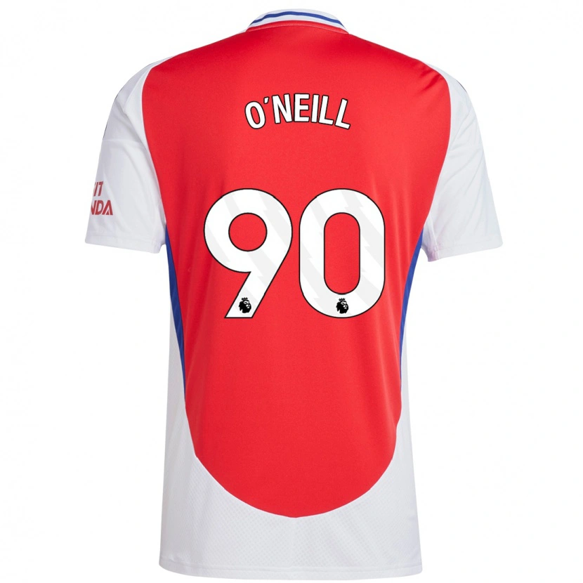 Danxen Pánské Ceadach O'neill #90 Červená Bílá Domů Hráčské Dresy 2024/25 Dres