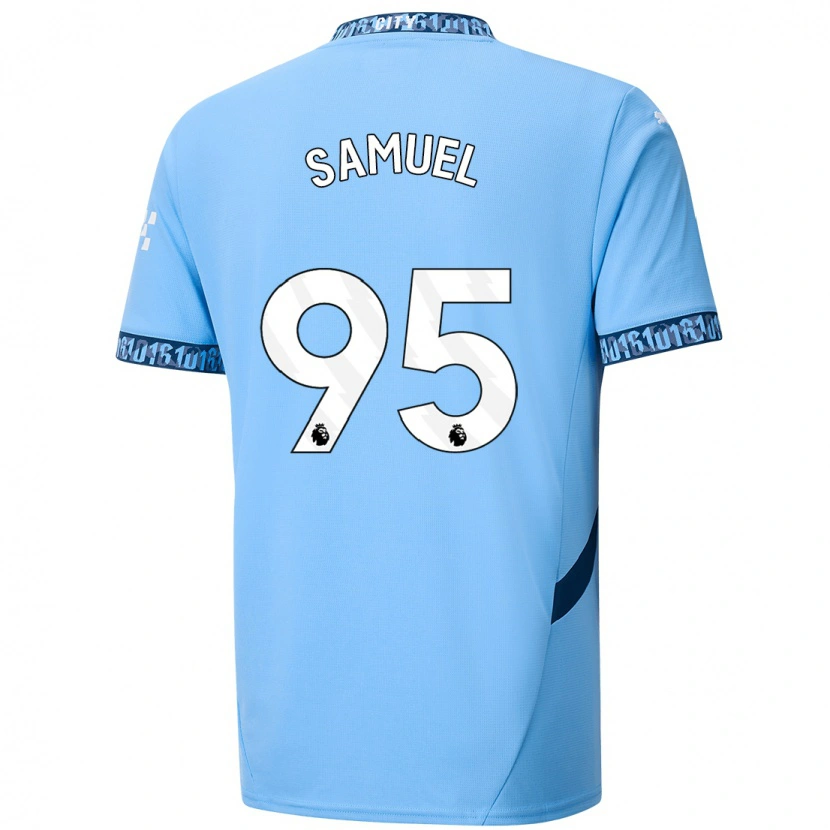 Danxen Pánské Lakyle Samuel #95 Námořnická Modř Domů Hráčské Dresy 2024/25 Dres
