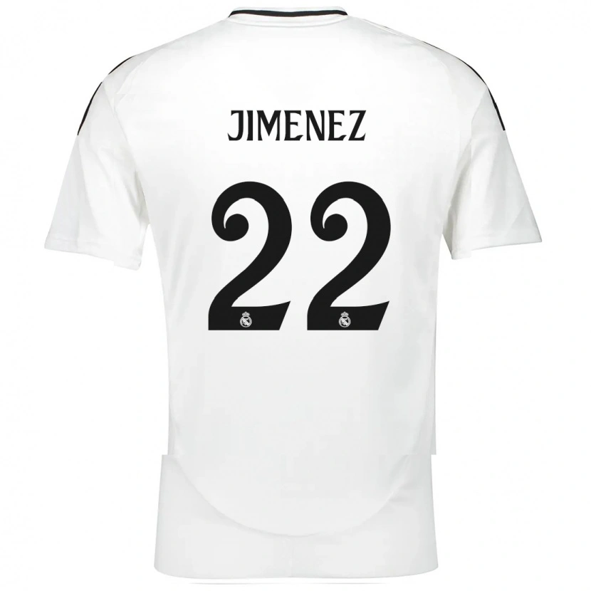 Danxen Pánské David Jiménez #22 Bílý Domů Hráčské Dresy 2024/25 Dres