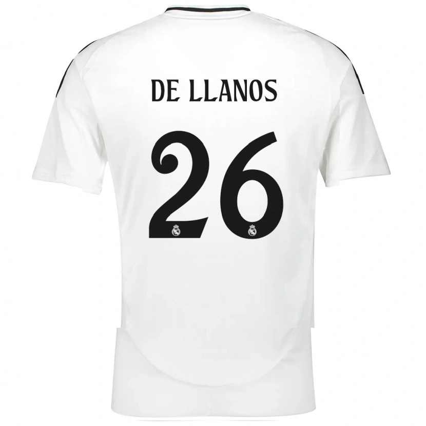 Danxen Pánské Hugo De Llanos #26 Bílý Domů Hráčské Dresy 2024/25 Dres