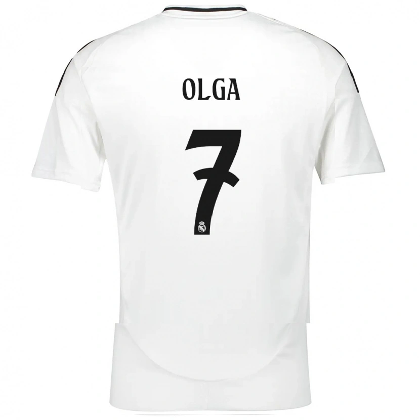 Danxen Pánské Olga Carmona #7 Bílý Domů Hráčské Dresy 2024/25 Dres