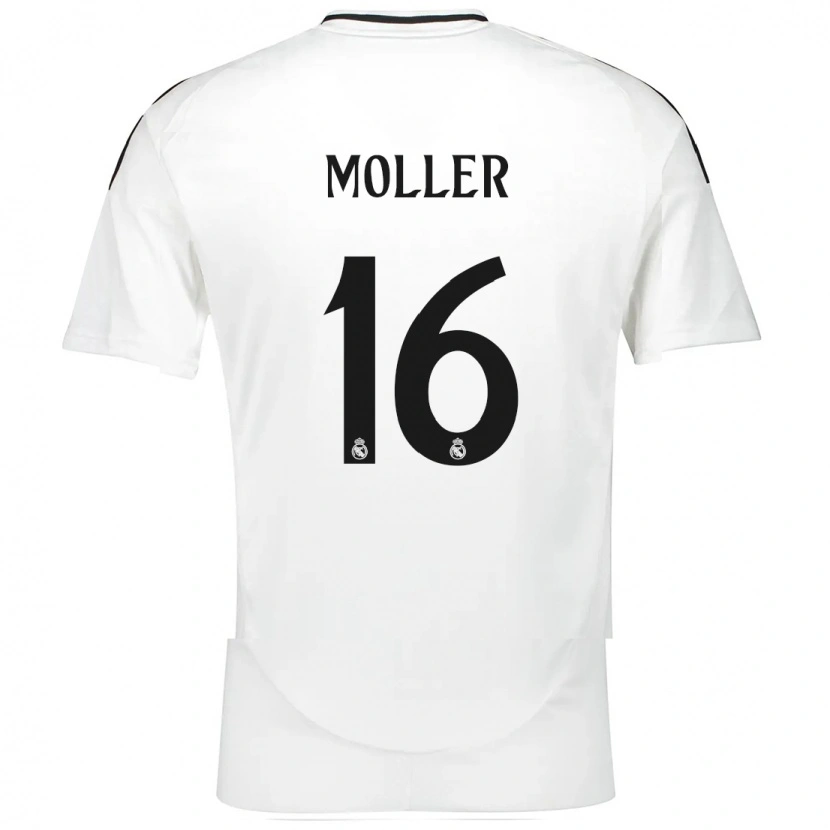 Danxen Pánské Caroline Møller #16 Bílý Domů Hráčské Dresy 2024/25 Dres