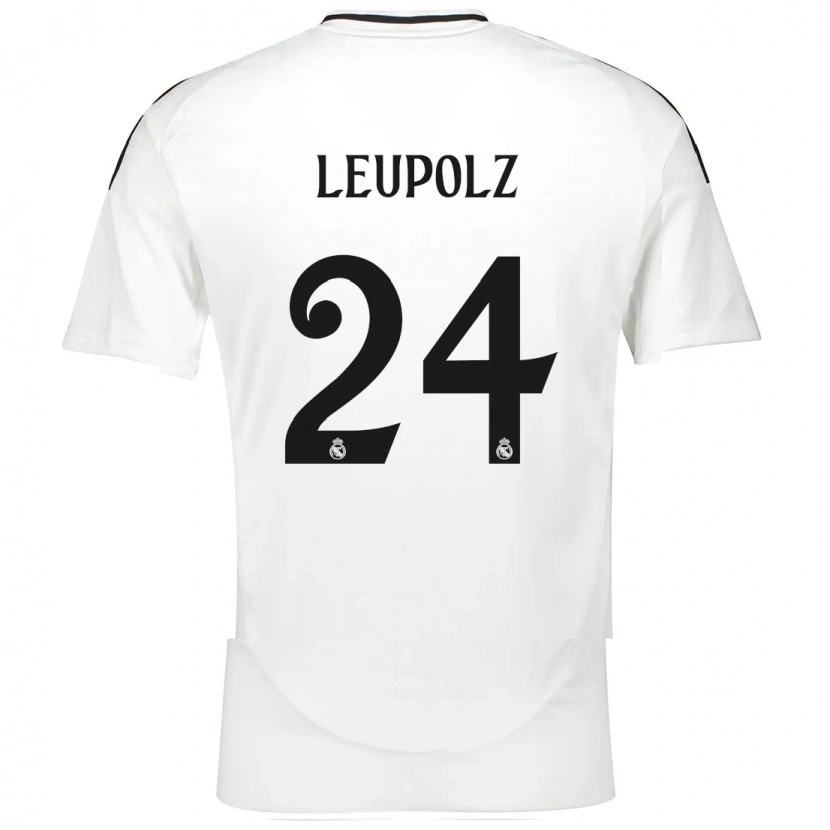 Danxen Pánské Melanie Leupolz #24 Bílý Domů Hráčské Dresy 2024/25 Dres