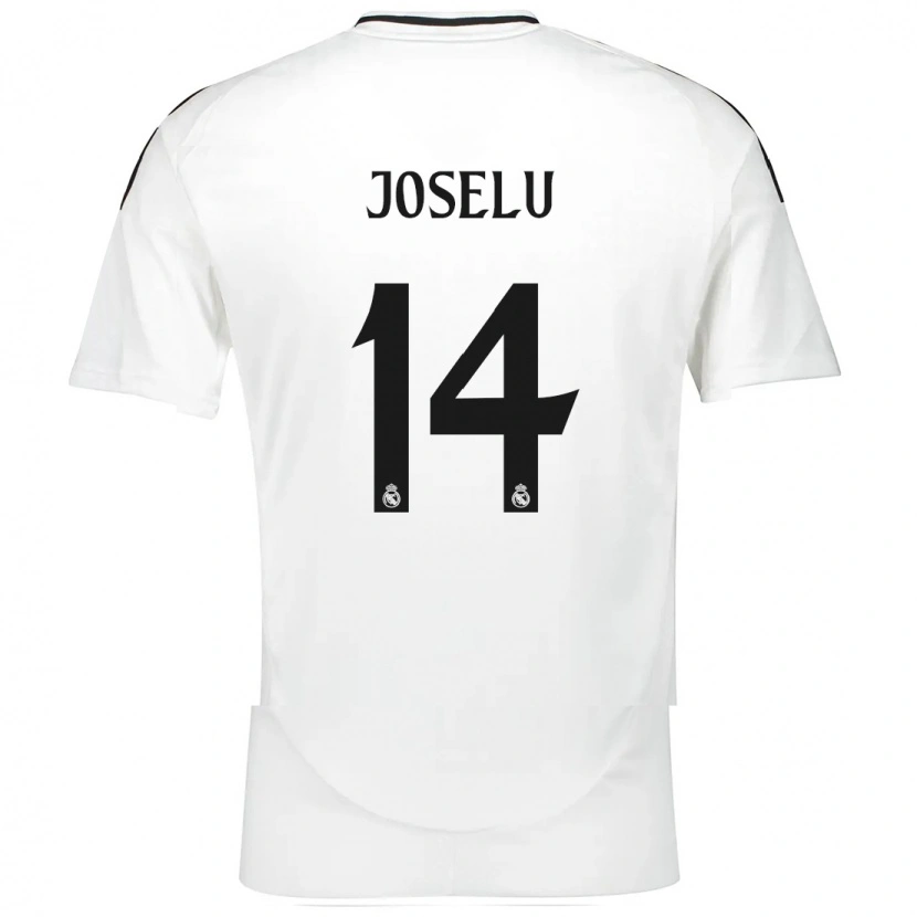 Danxen Pánské Joselu #14 Bílý Domů Hráčské Dresy 2024/25 Dres