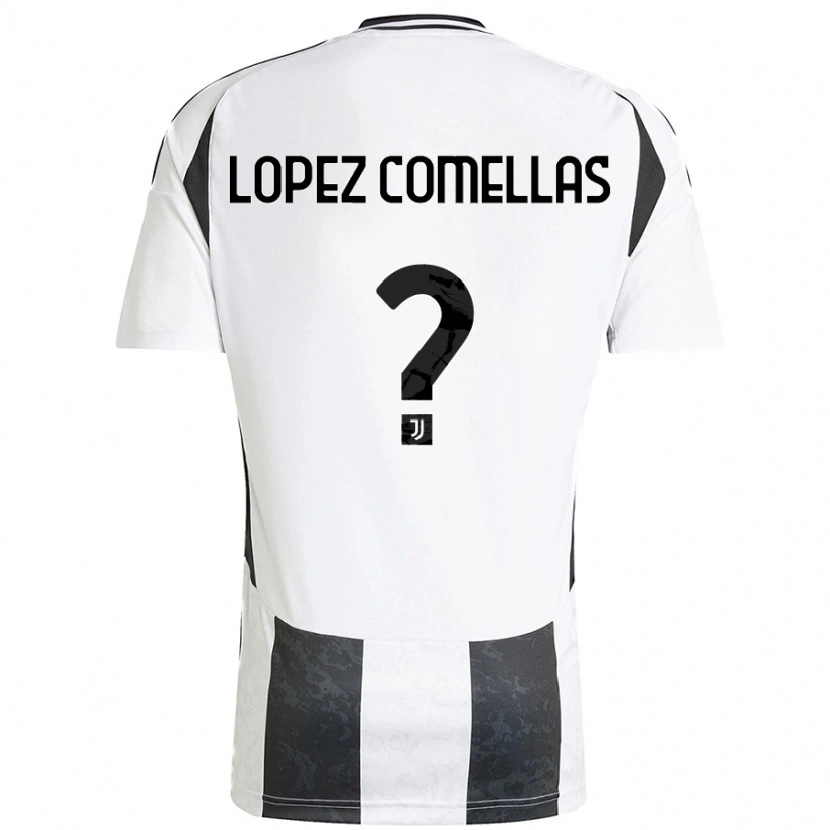 Danxen Pánské Ivan Lopez Comellas #0 Bílá Černá Domů Hráčské Dresy 2024/25 Dres