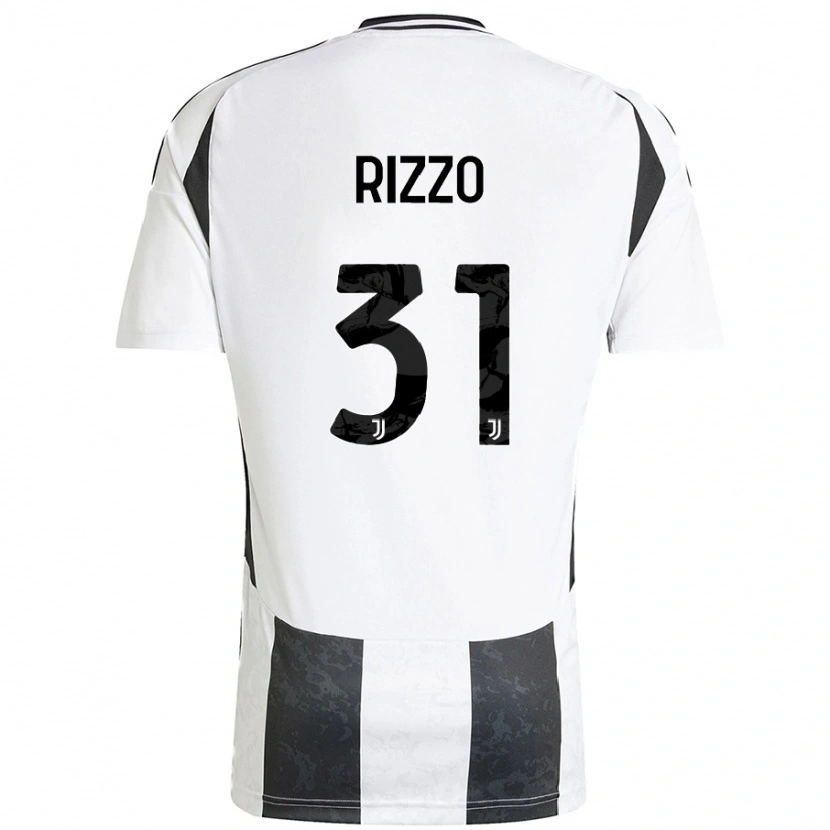 Danxen Pánské Niccolò Rizzo #31 Bílá Černá Domů Hráčské Dresy 2024/25 Dres