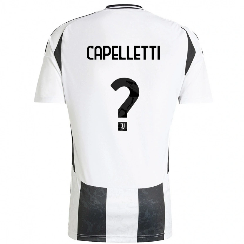 Danxen Pánské Alessia Capelletti #0 Bílá Černá Domů Hráčské Dresy 2024/25 Dres