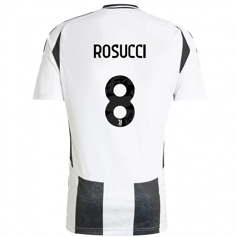 Danxen Pánské Martina Rosucci #8 Bílá Černá Domů Hráčské Dresy 2024/25 Dres