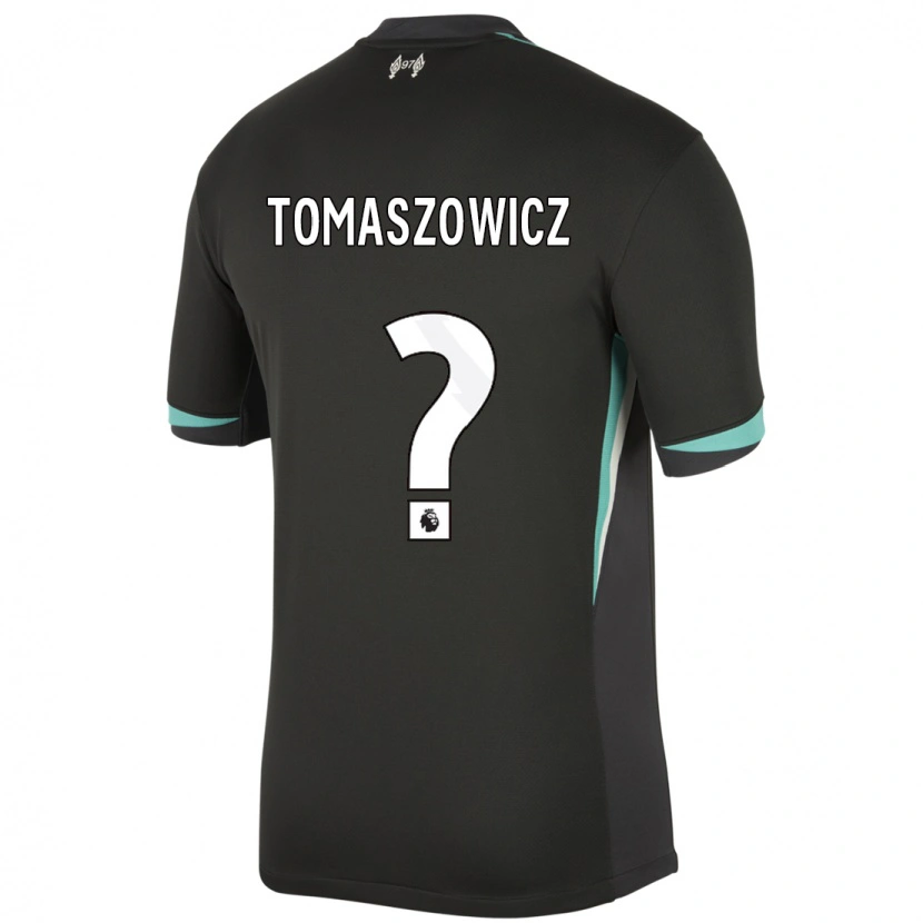 Danxen Pánské Aiden Tomaszowicz #0 Černá Antracitově Bílá Daleko Hráčské Dresy 2024/25 Dres