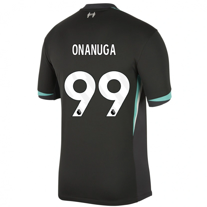 Danxen Pánské Fola Onanuga #99 Černá Antracitově Bílá Daleko Hráčské Dresy 2024/25 Dres