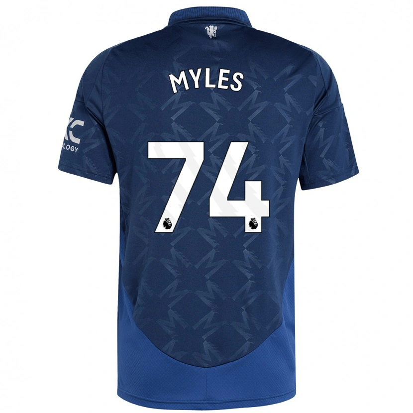 Danxen Pánské Tom Myles #74 Indigo Daleko Hráčské Dresy 2024/25 Dres