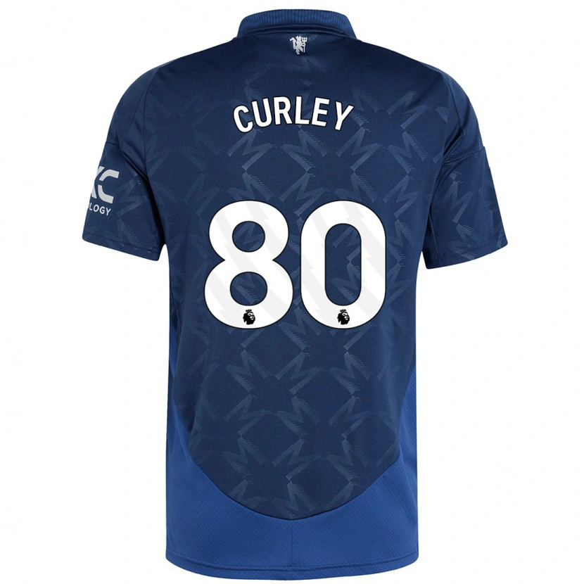 Danxen Pánské Ruben Curley #80 Indigo Daleko Hráčské Dresy 2024/25 Dres