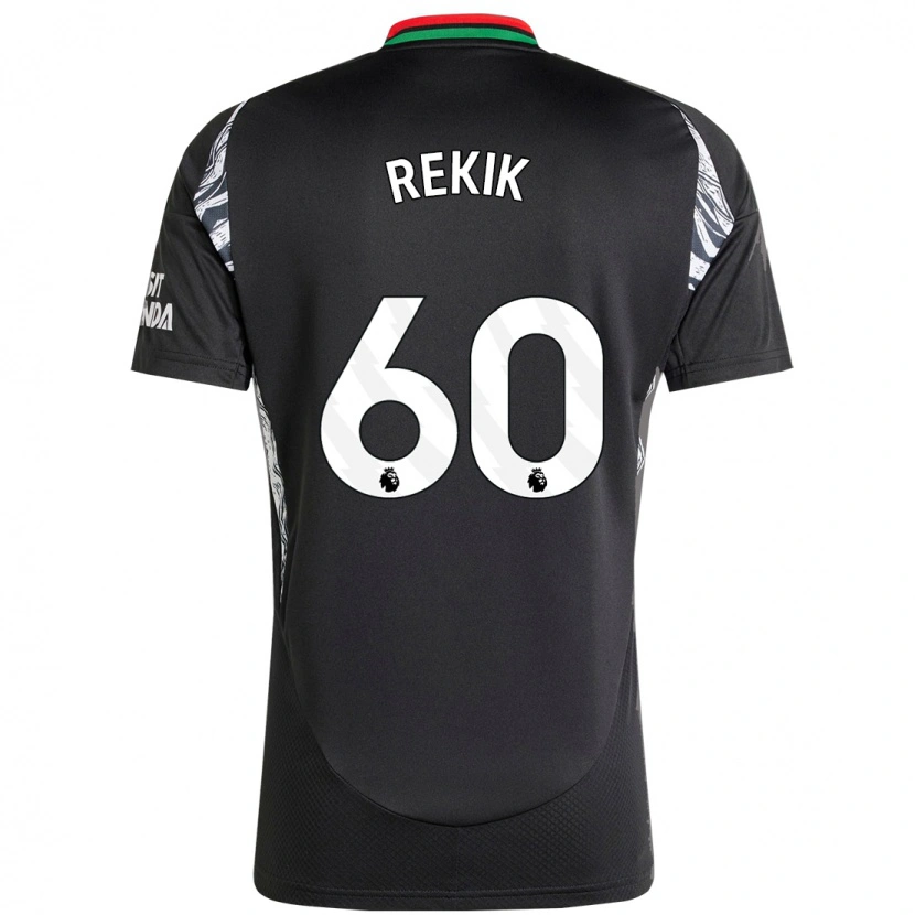 Danxen Pánské Omar Rekik #60 Černý Daleko Hráčské Dresy 2024/25 Dres