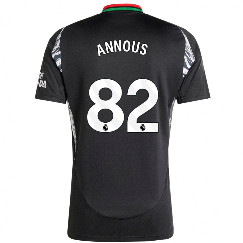 Danxen Pánské Andre Annous #82 Černý Daleko Hráčské Dresy 2024/25 Dres