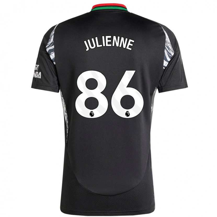 Danxen Pánské Theo Julienne #86 Černý Daleko Hráčské Dresy 2024/25 Dres