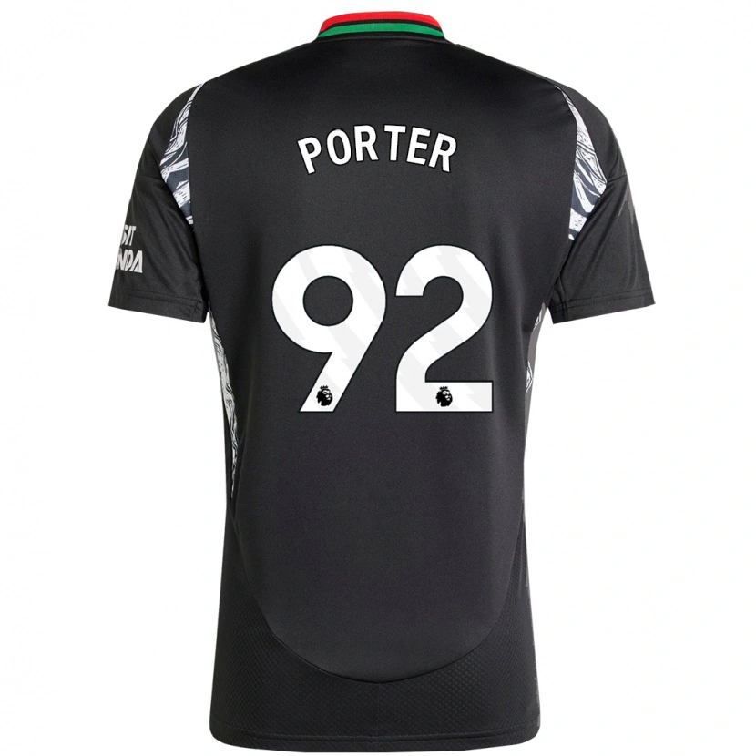 Danxen Pánské Jack Porter #92 Černý Daleko Hráčské Dresy 2024/25 Dres