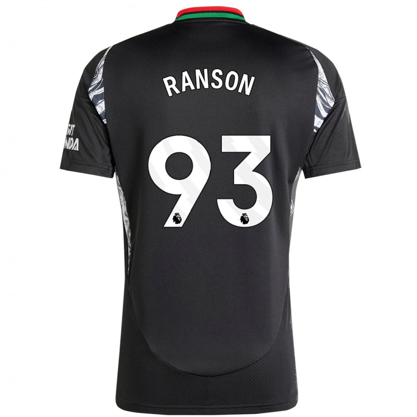 Danxen Pánské Khari Ranson #93 Černý Daleko Hráčské Dresy 2024/25 Dres