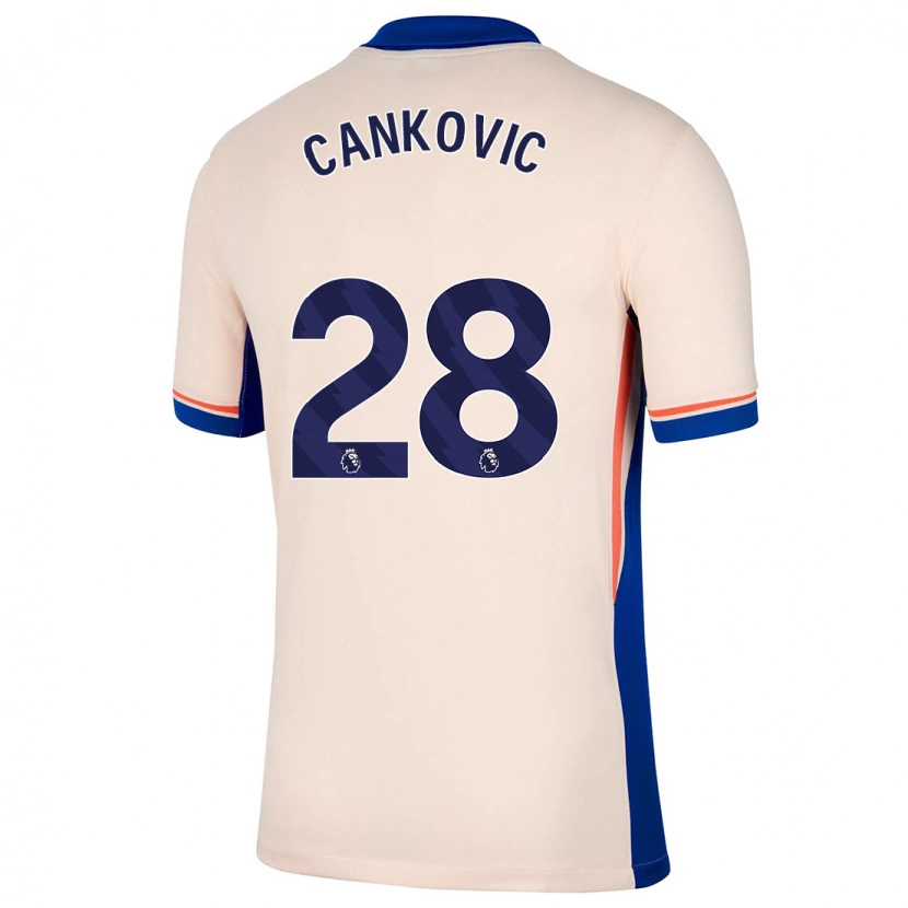 Danxen Pánské Jelena Čanković #28 Světle Béžová Daleko Hráčské Dresy 2024/25 Dres