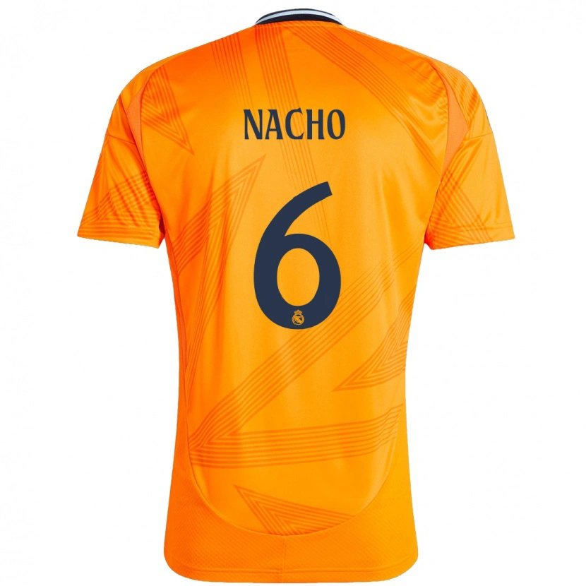 Danxen Pánské Nacho Fernández #6 Pomerančový Daleko Hráčské Dresy 2024/25 Dres