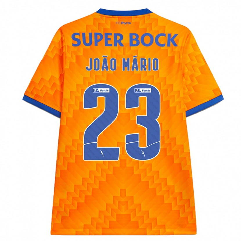 Danxen Pánské João Mário #23 Pomerančový Daleko Hráčské Dresy 2024/25 Dres