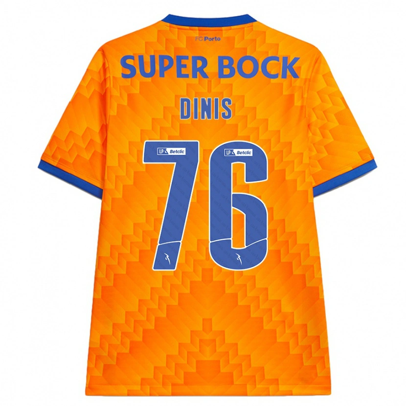 Danxen Pánské Dinis #76 Pomerančový Daleko Hráčské Dresy 2024/25 Dres